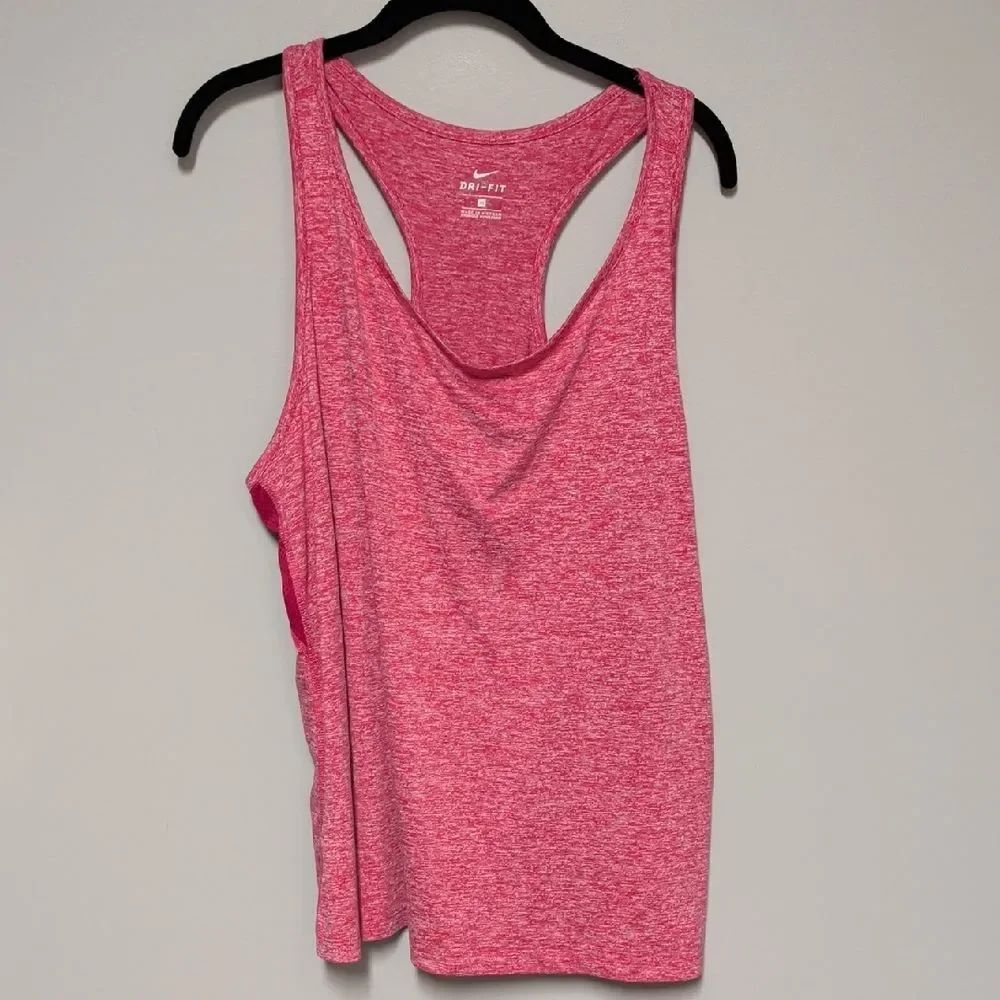 Nike Heathered Pink Racerback Athletic Tank